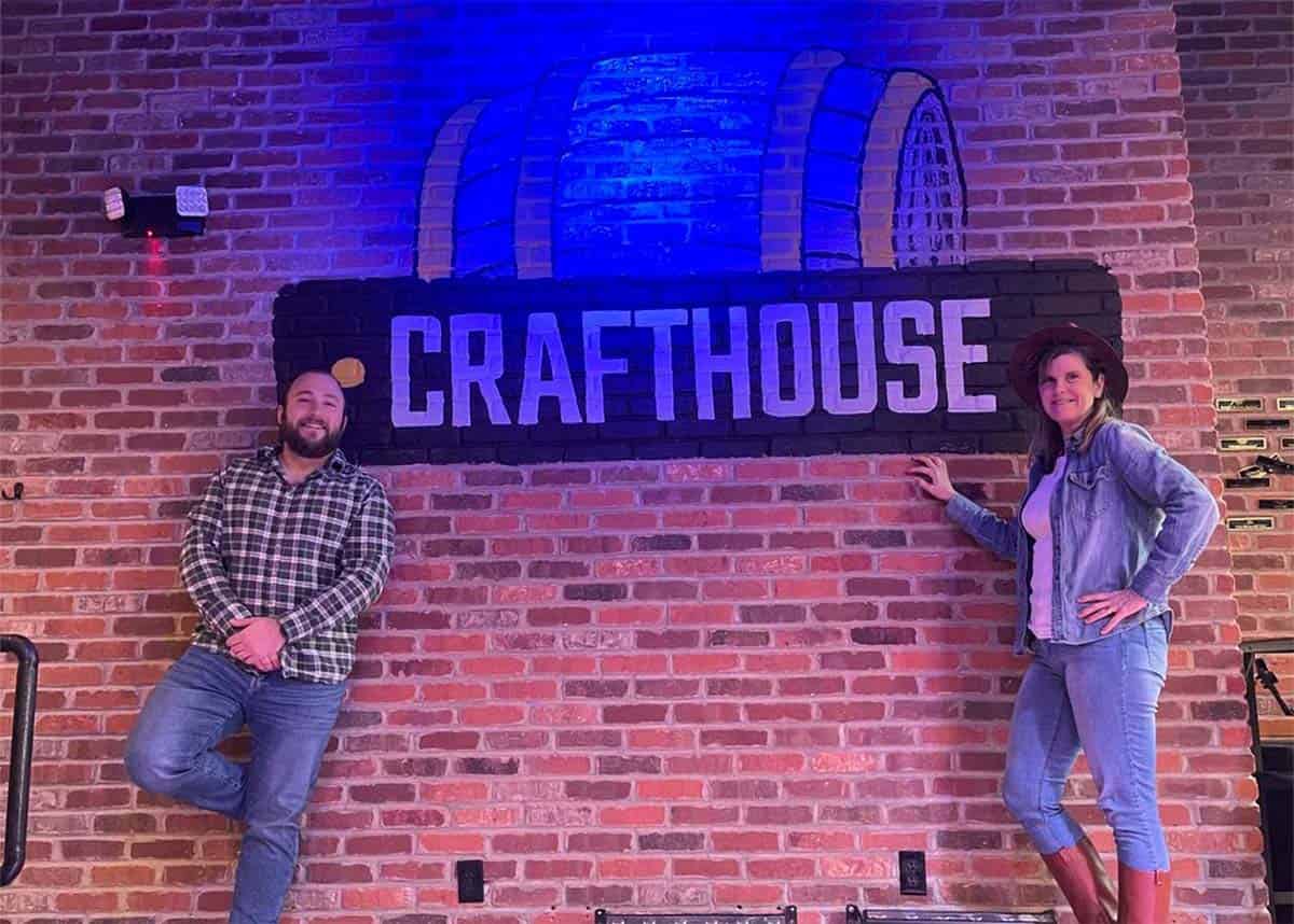Scott and Kelly at the Crafthouse